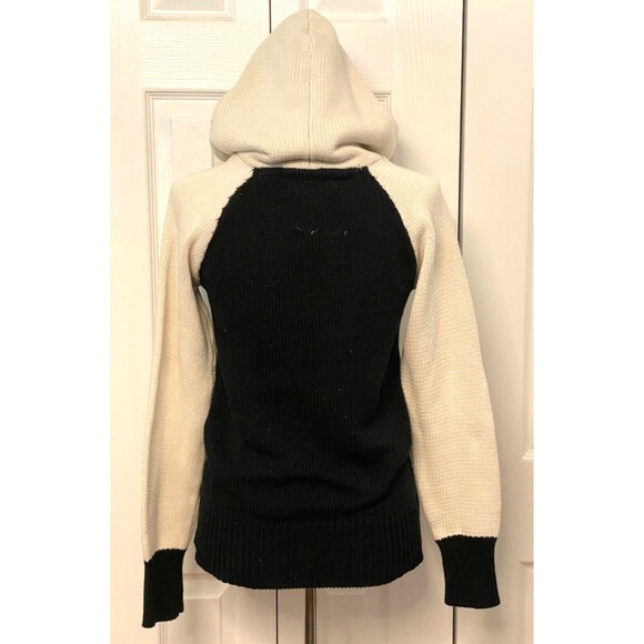 NHL PITTSBURG PENGUINS Womens S Hoodie Cotton Knit Sweater Old Time Hockey BLACK - Picture 3 of 14